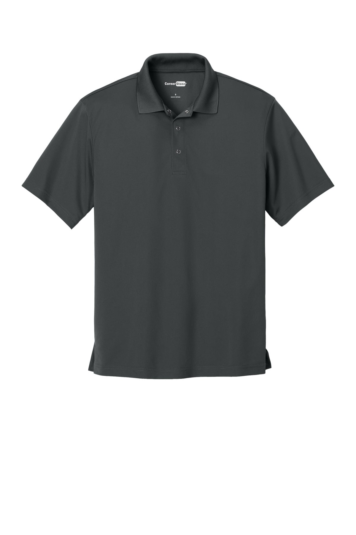 Custom Embroidered CornerStone Polos/Knits in Iron Grey