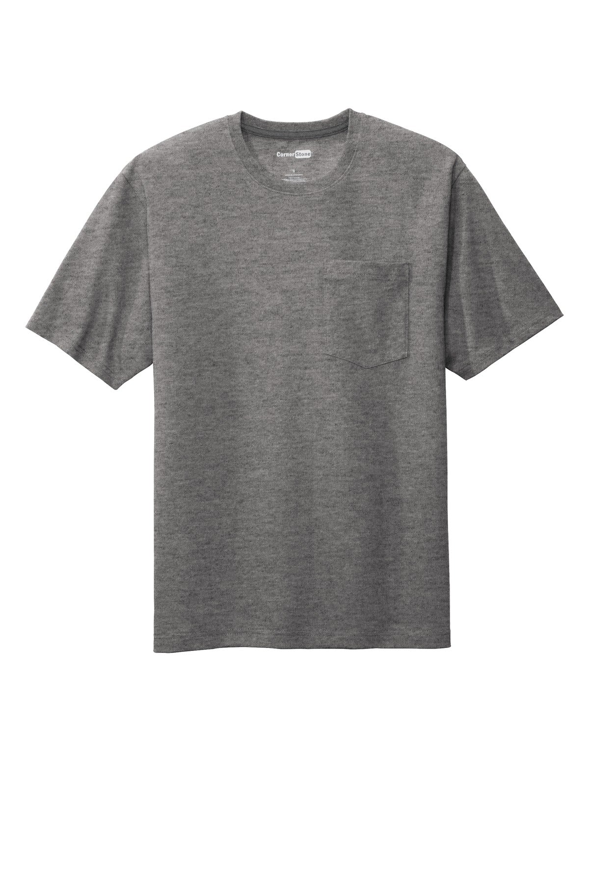 Custom Embroidered CornerStone Polos/Knits in Heathered Charcoal