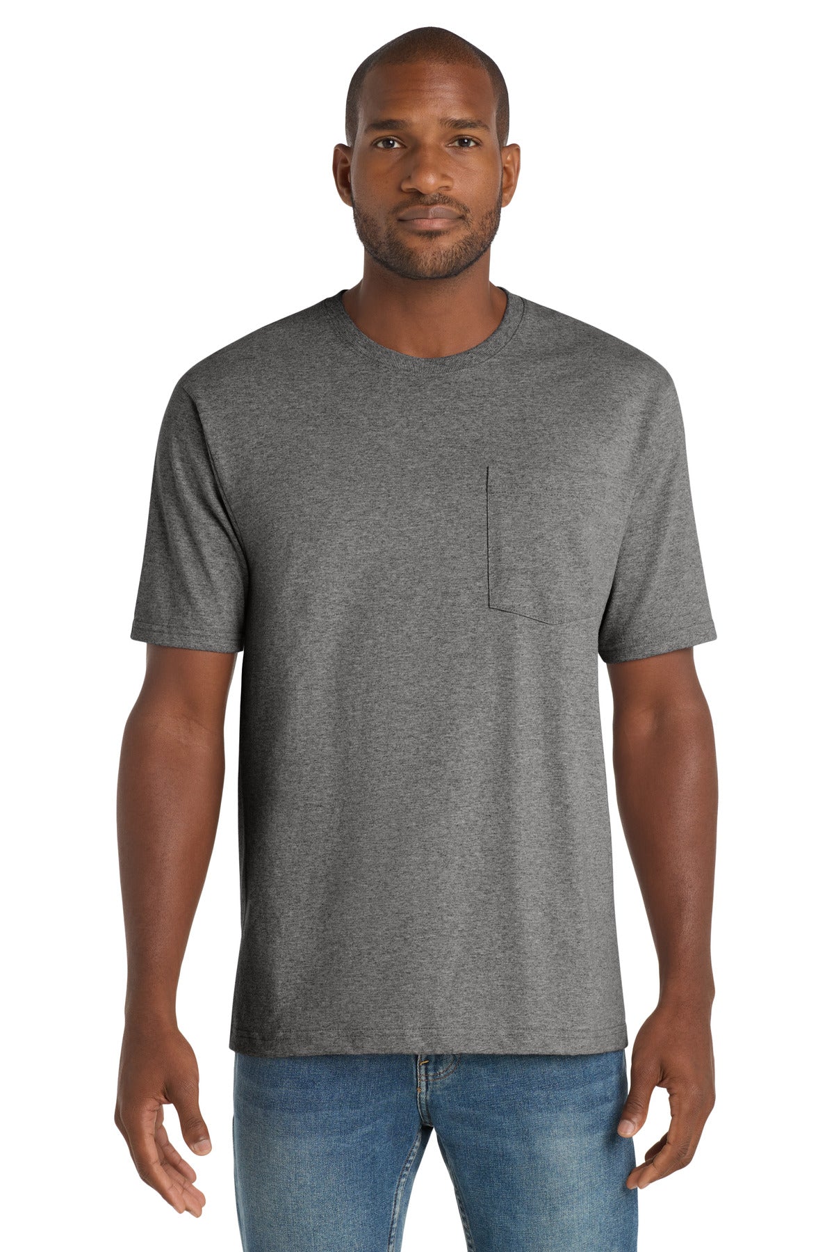 Custom Embroidered CornerStone Polos/Knits in Heathered Charcoal