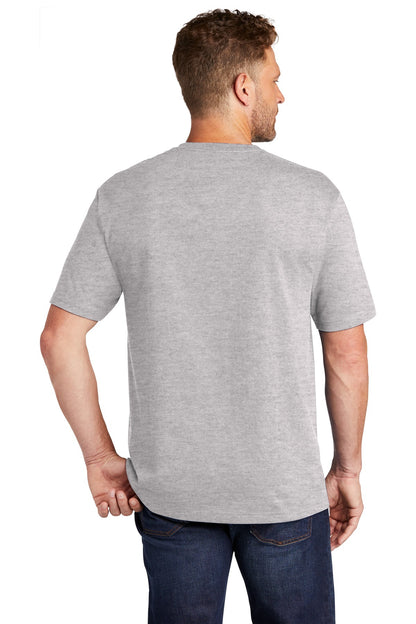 Custom Embroidered CornerStone  Workwear Pocket Tee CS430,Heather Grey