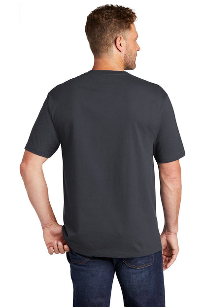 Custom Embroidered CornerStone  Workwear Pocket Tee CS430,Navy Blue