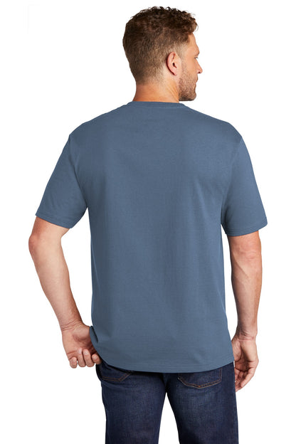 Custom Embroidered CornerStone  Workwear Pocket Tee CS430,Regatta Blue