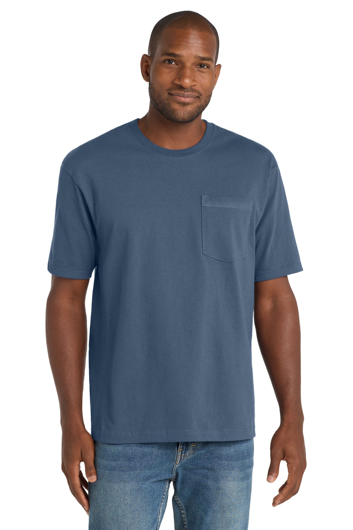 Custom Embroidered CornerStone Polos/Knits in Regatta Blue