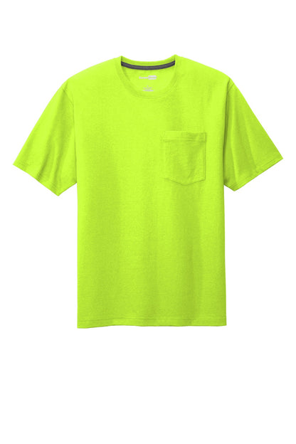 Custom Embroidered CornerStone Polos/Knits in Safety Green
