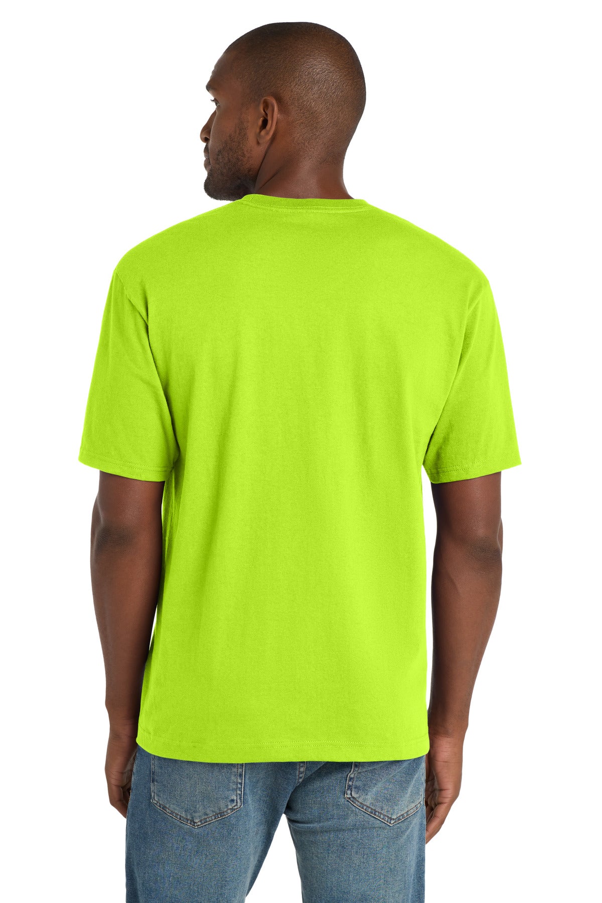 Custom Embroidered CornerStone Polos/Knits in Safety Green