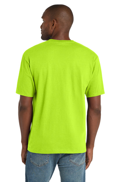 Custom Embroidered CornerStone Polos/Knits in Safety Green