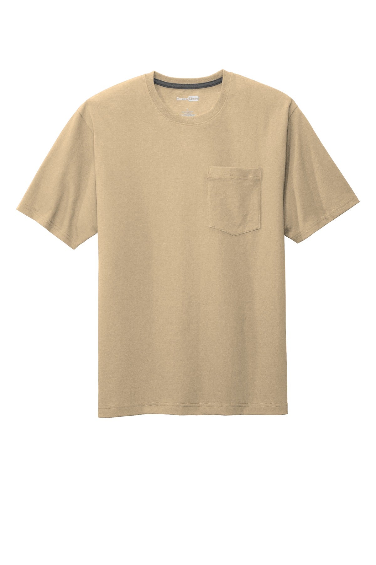 Custom Embroidered CornerStone Polos/Knits in Tan