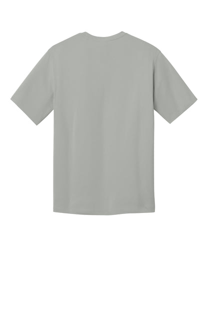 Custom Embroidered CornerStone T-Shirts  in Light Grey