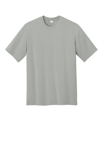 Custom Embroidered CornerStone T-Shirts  in Light Grey