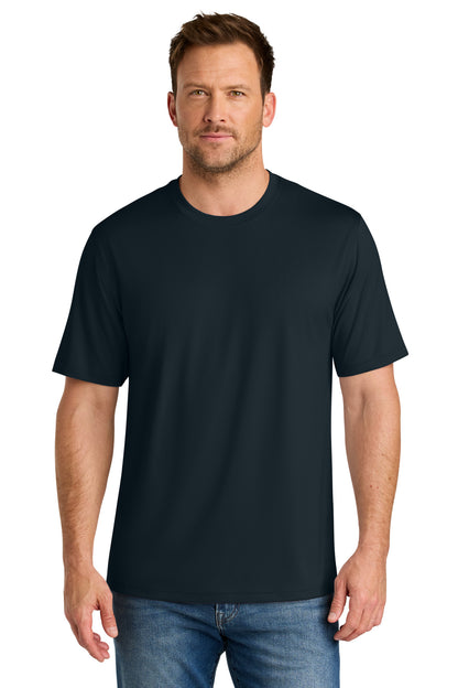 Custom Embroidered CornerStone T-Shirts  in Navy