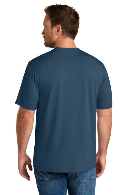 Custom Embroidered CornerStone T-Shirts  in Regatta Blue