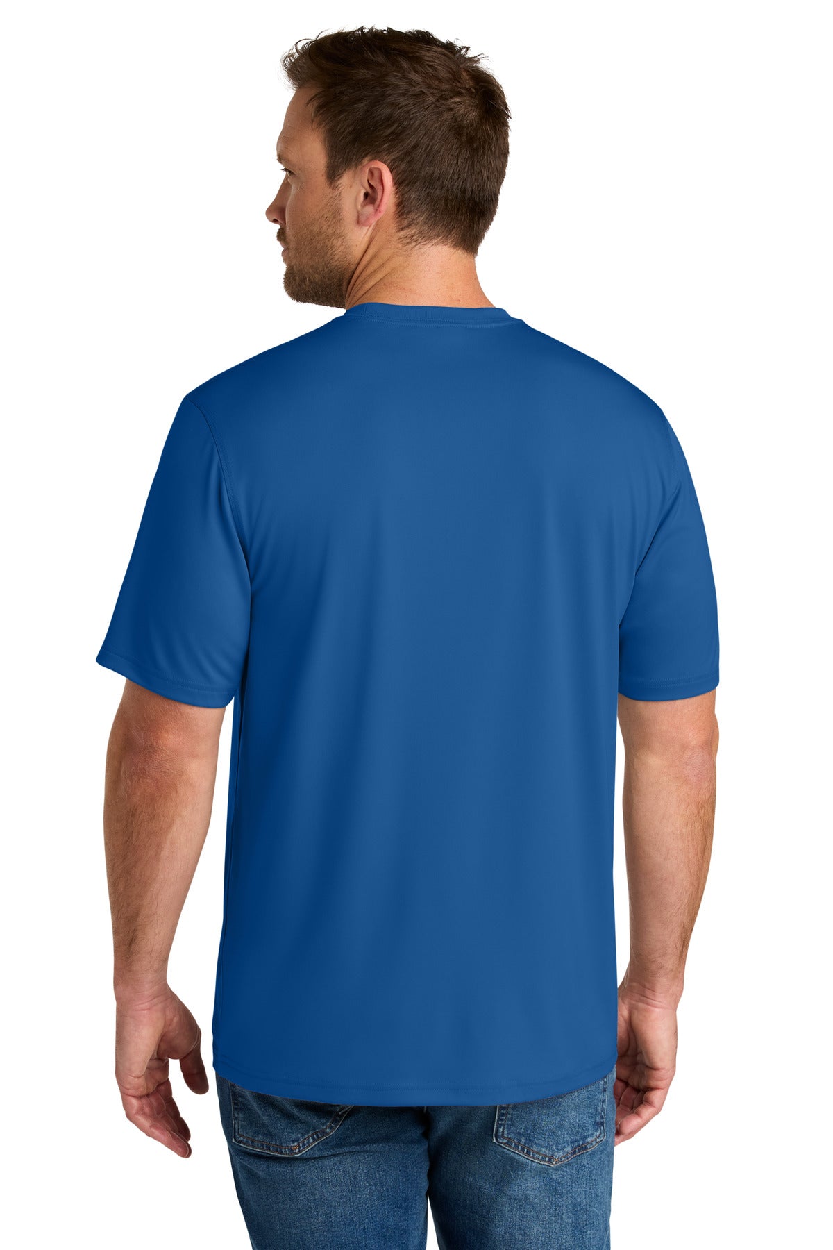 Custom Embroidered CornerStone T-Shirts  in Royal