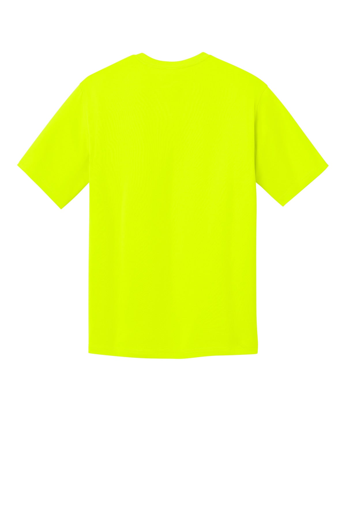 Custom Embroidered CornerStone T-Shirts  in Safety Yellow