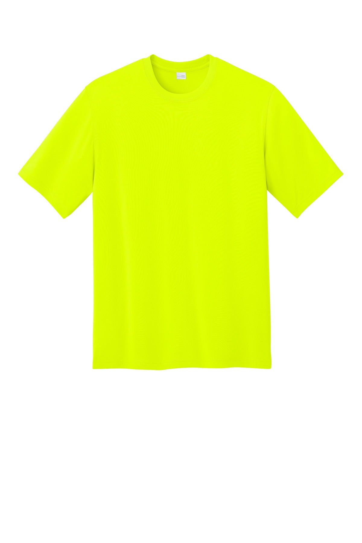Custom Embroidered CornerStone T-Shirts  in Safety Yellow