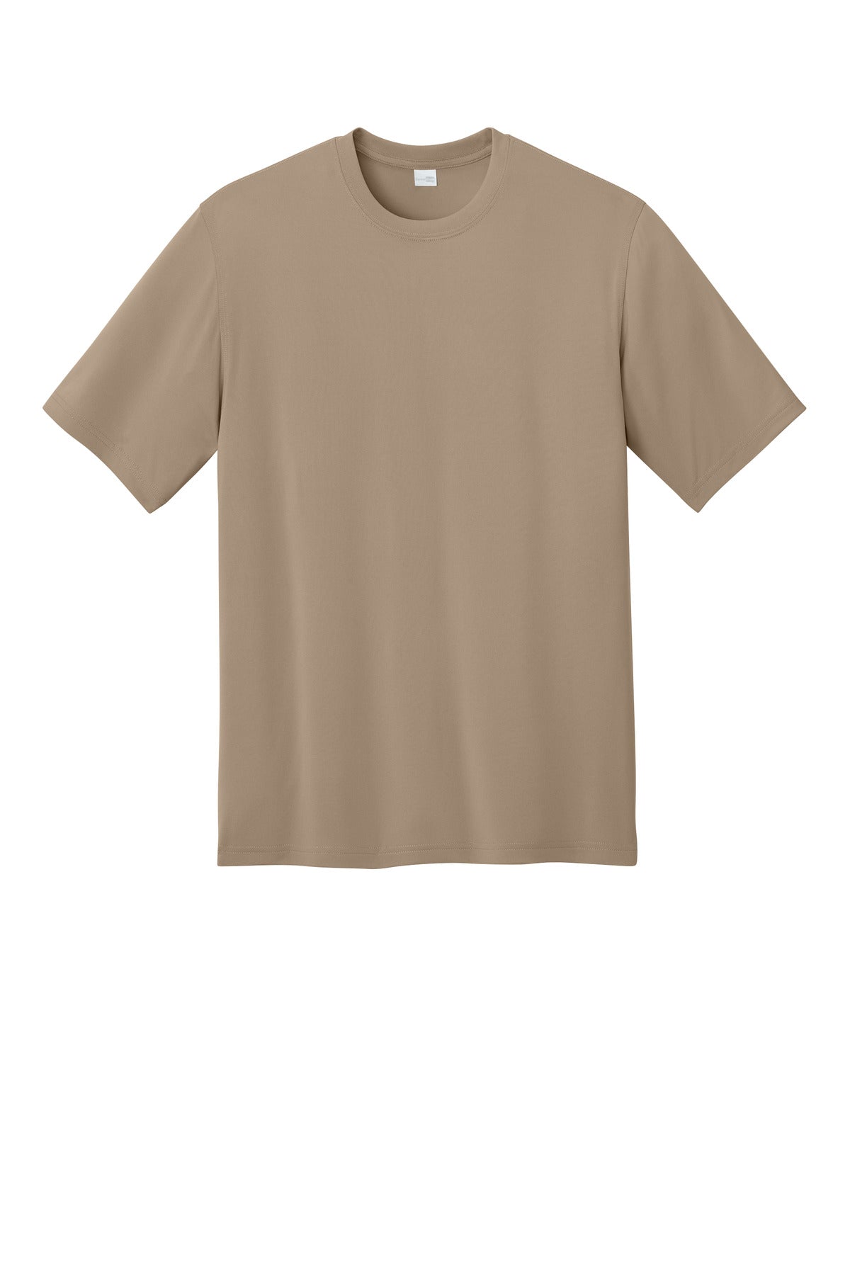 Custom Embroidered CornerStone T-Shirts  in Silver Tan