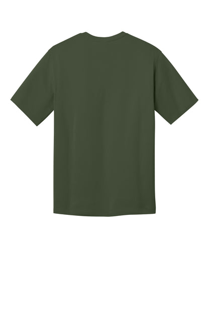 Custom Embroidered CornerStone T-Shirts  in Tactical Green