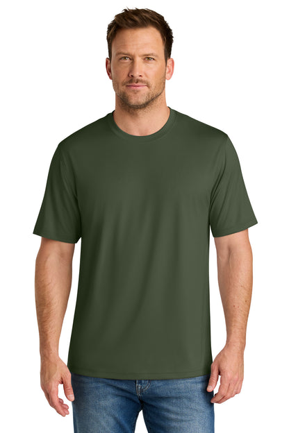 Custom Embroidered CornerStone T-Shirts  in Tactical Green
