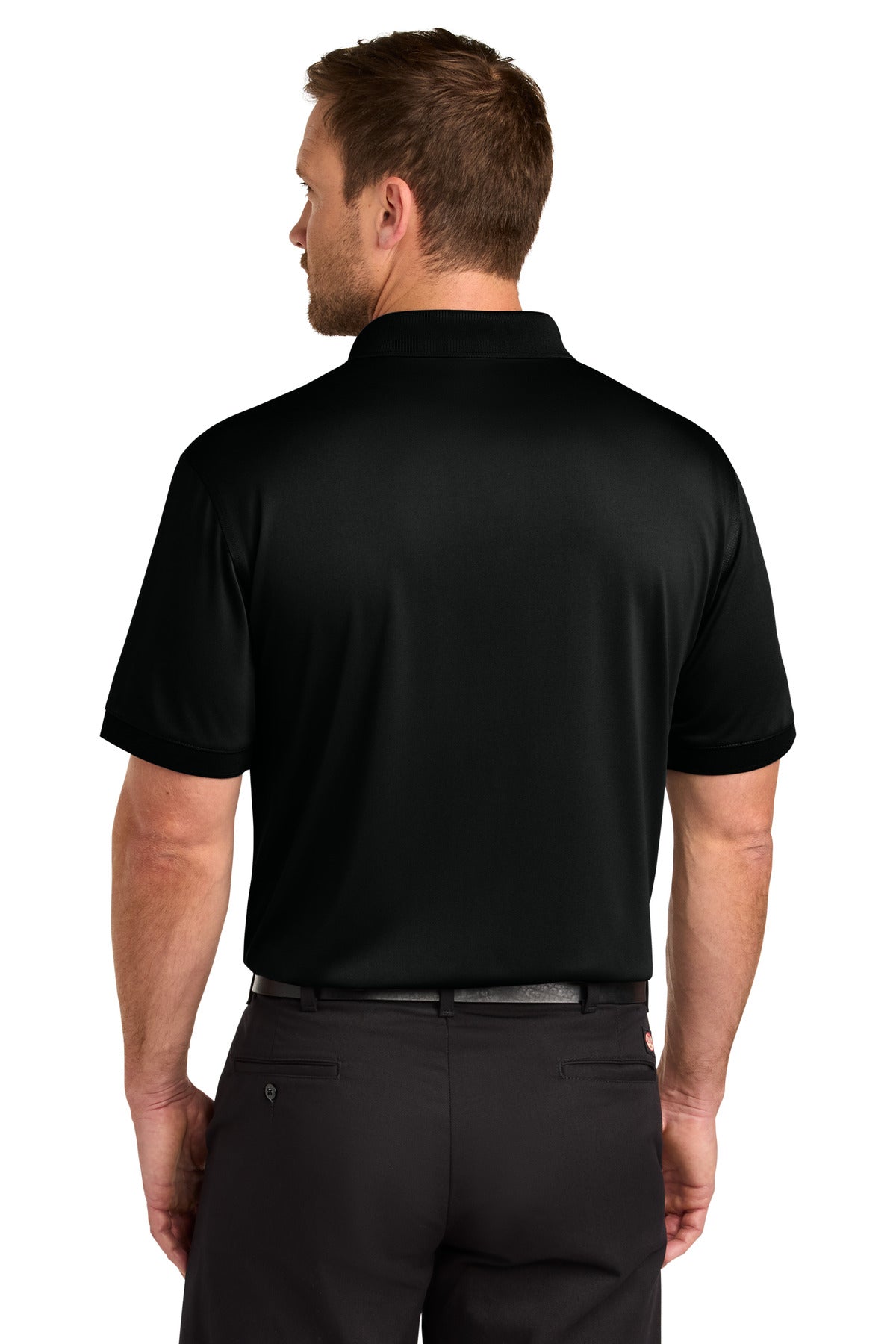 Custom Embroidered CornerStone Polos in Black