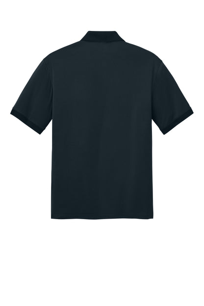 Custom Embroidered CornerStone Polos in Navy