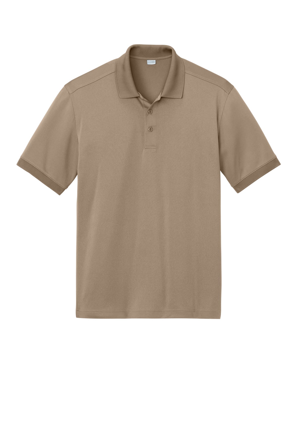 Custom Embroidered CornerStone Polos in Silver Tan