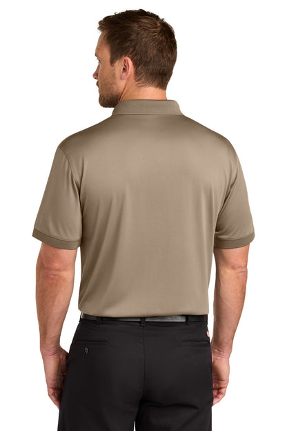 Custom Embroidered CornerStone Polos in Silver Tan