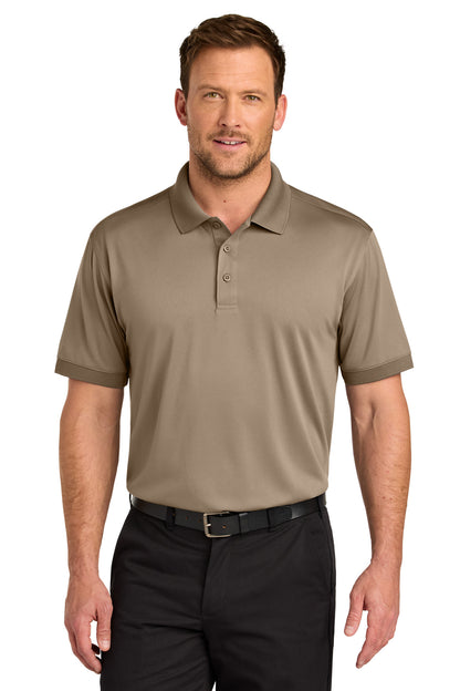 Custom Embroidered CornerStone Polos in Silver Tan
