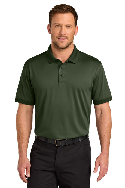 Custom Embroidered CornerStone Polos in Tactical Green