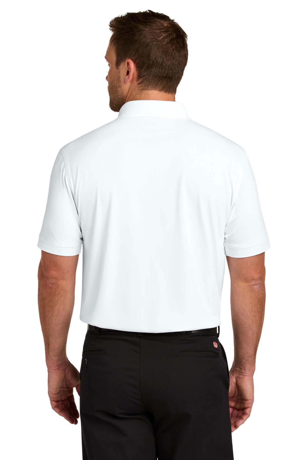 Custom Embroidered CornerStone Polos in White