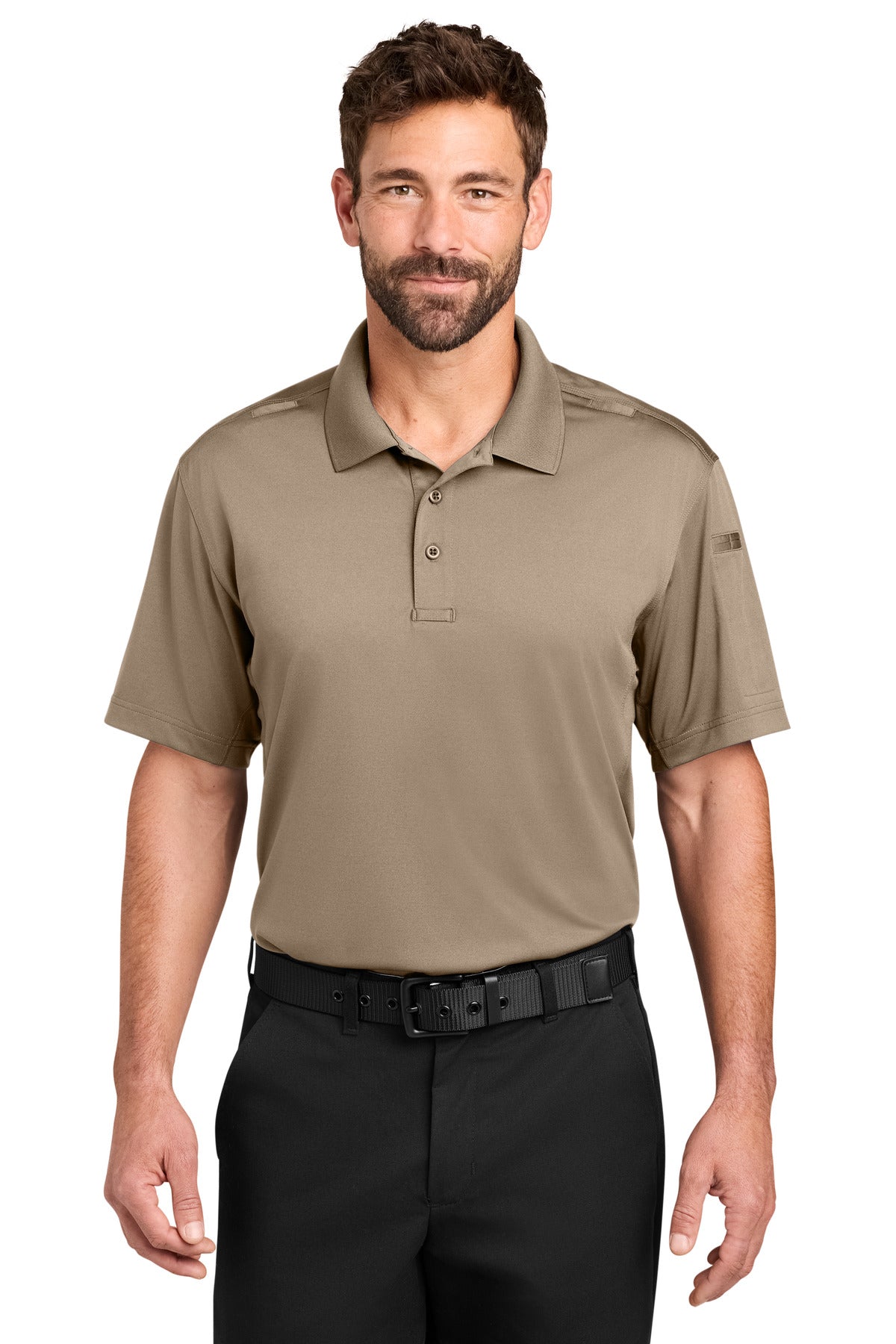 Custom Embroidered CornerStone Uniforms & Workwear in Silver Tan