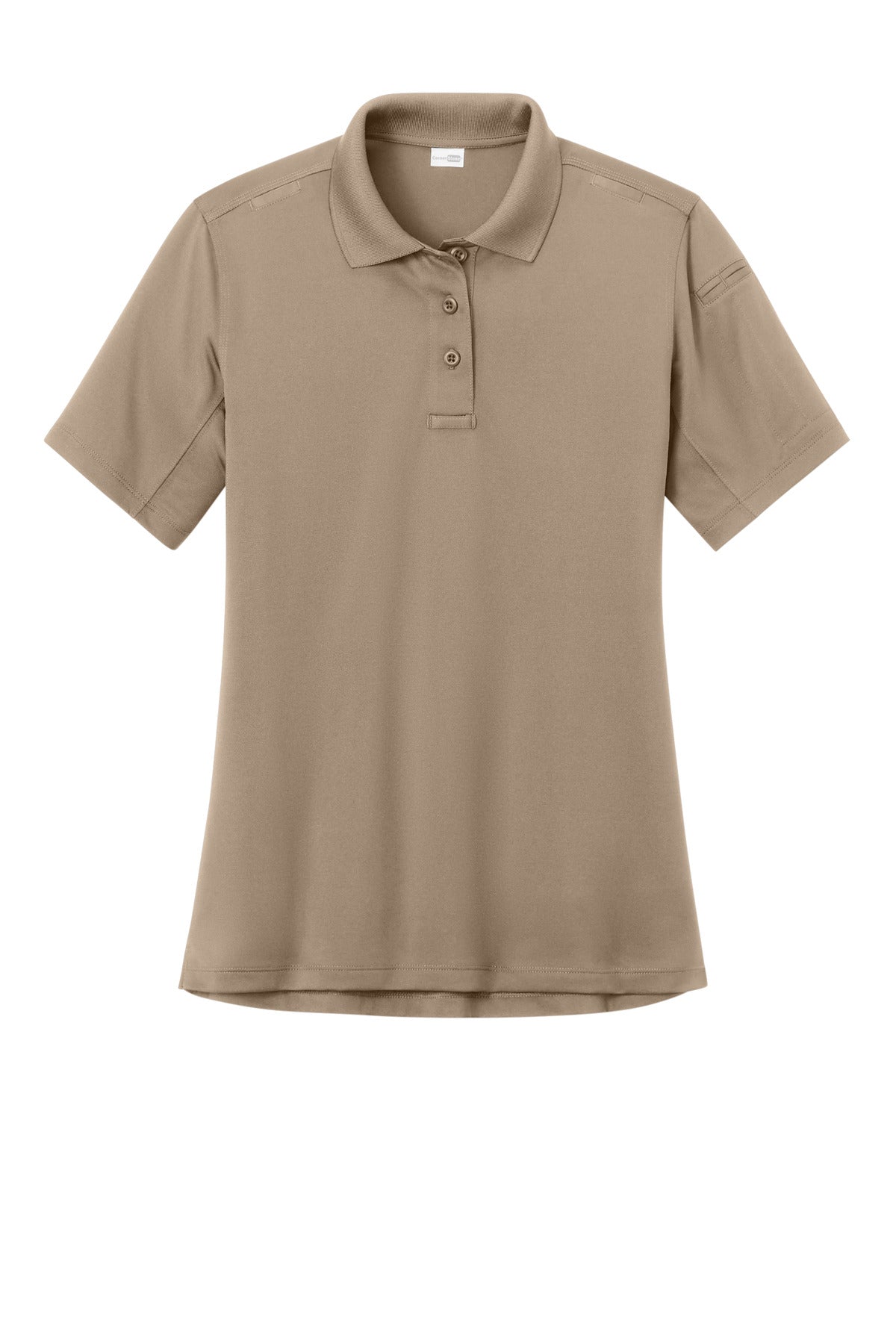 Custom Embroidered CornerStone Polos/Knits in Silver Tan