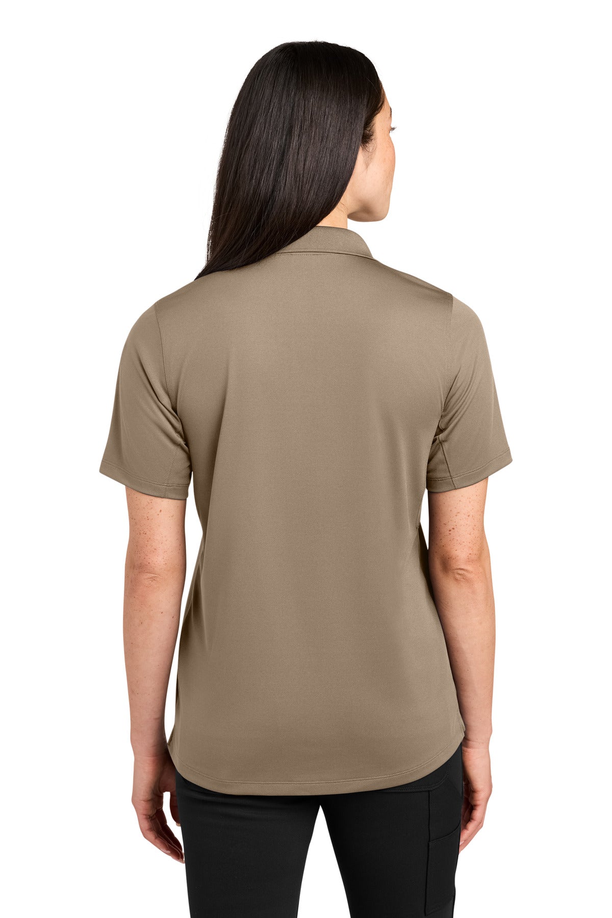 Custom Embroidered CornerStone Polos/Knits in Silver Tan