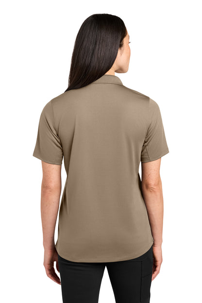 Custom Embroidered CornerStone Polos/Knits in Silver Tan