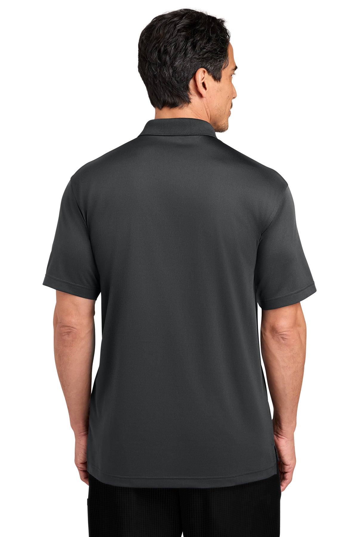 Custom Embroidered CornerStone Polos in Echo Steel