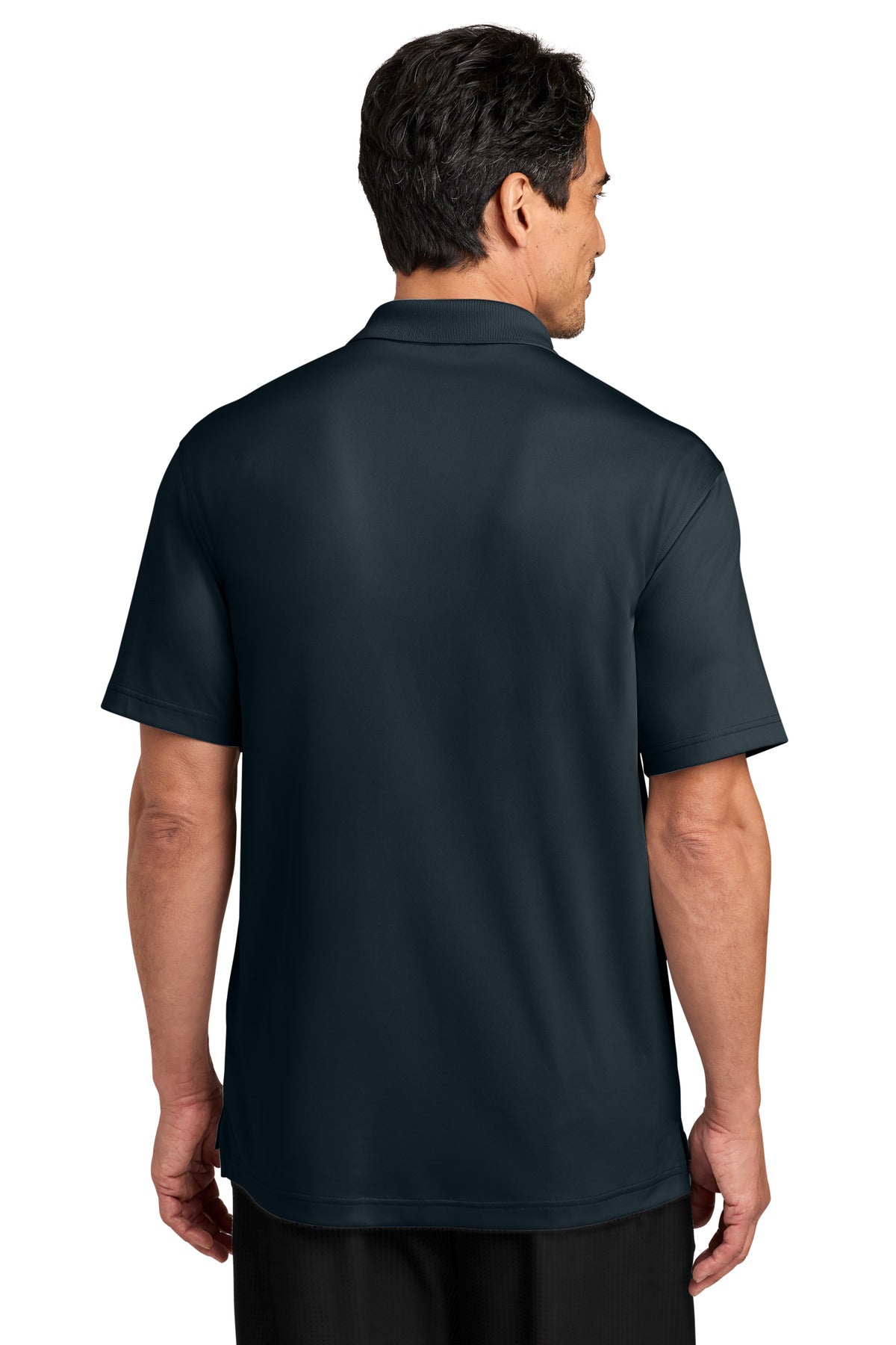 Custom Embroidered CornerStone Polos in Navy