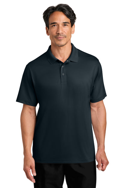 Custom Embroidered CornerStone Polos in Navy