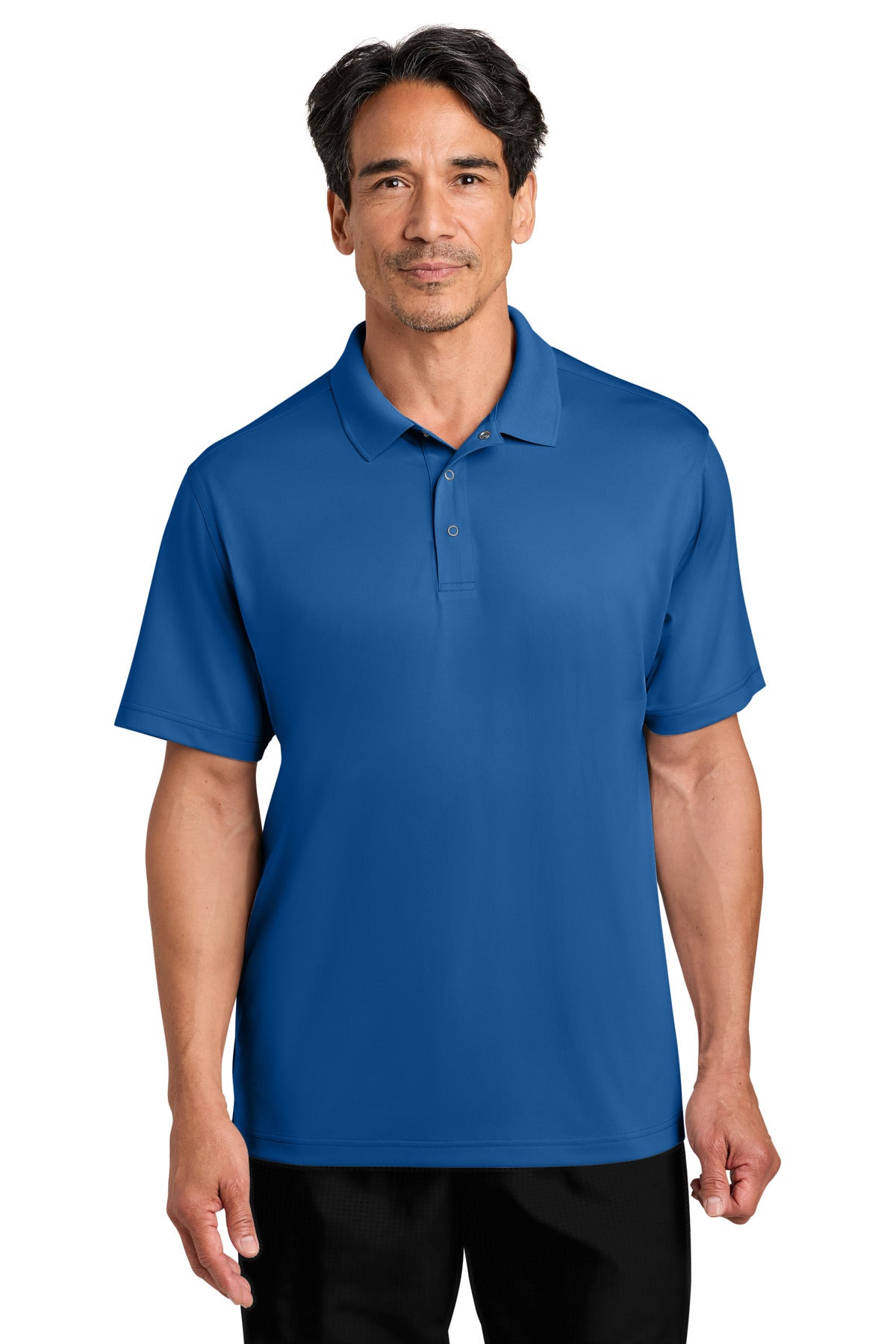 Custom Embroidered CornerStone Polos in Royal