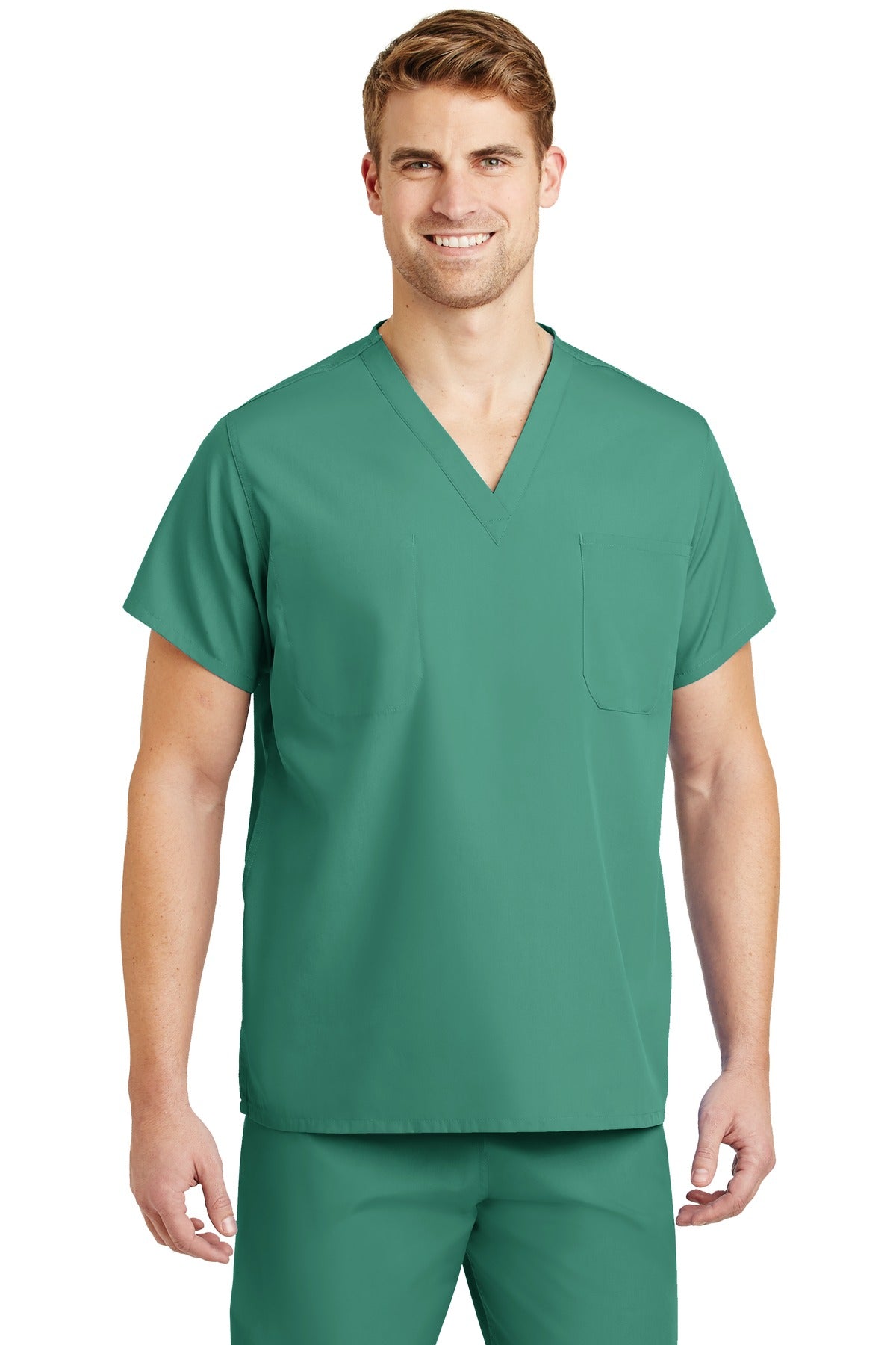 Custom Embroidered CornerStone Clothing Tops in Jade Green