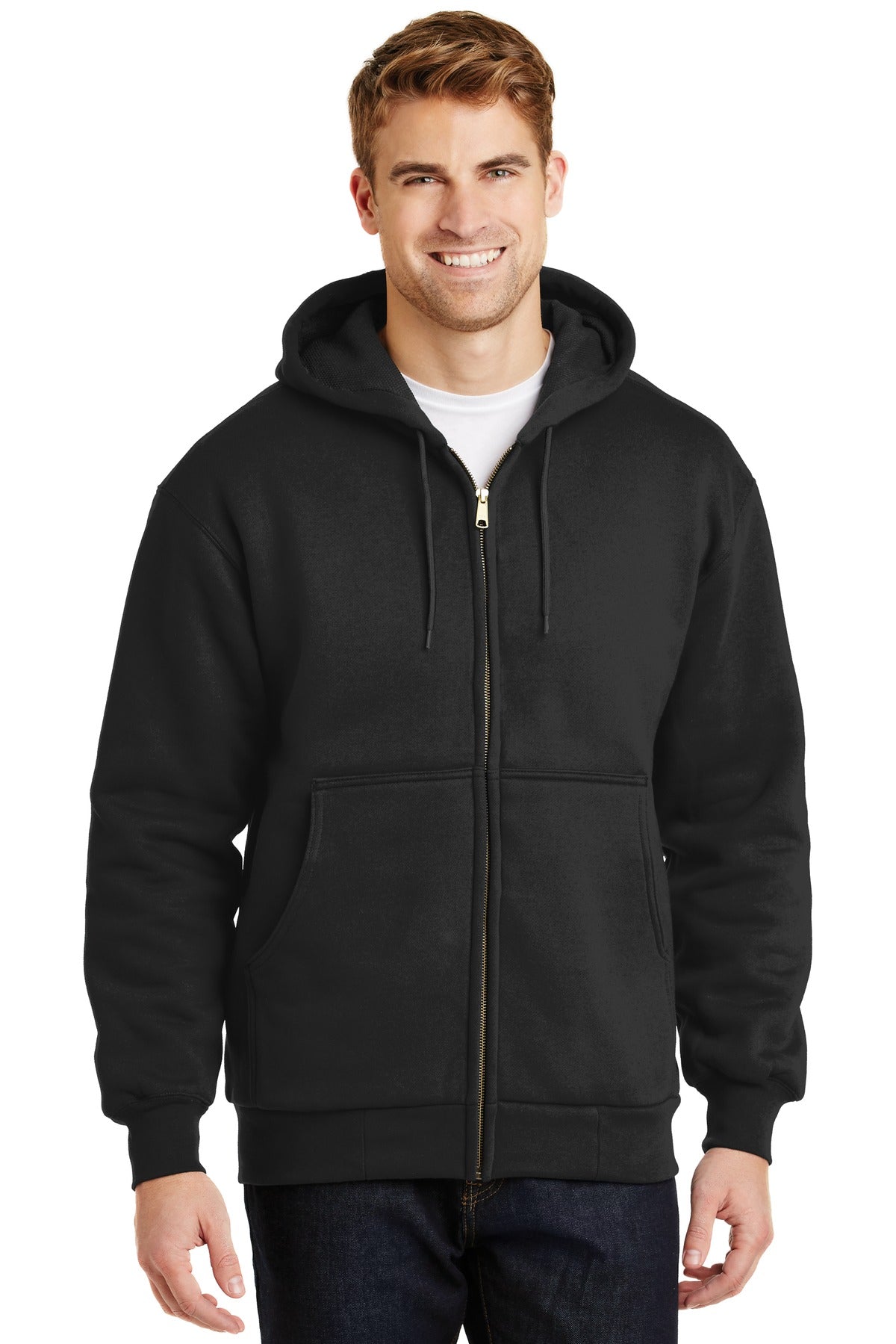Custom Embroidered CornerStone Outerwear in Black