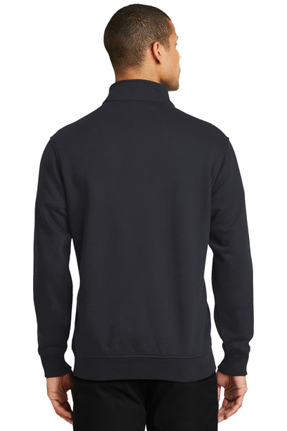 Custom Embroidered CornerStone 1/2-Zip Job Shirt. CS626,Dark Navy