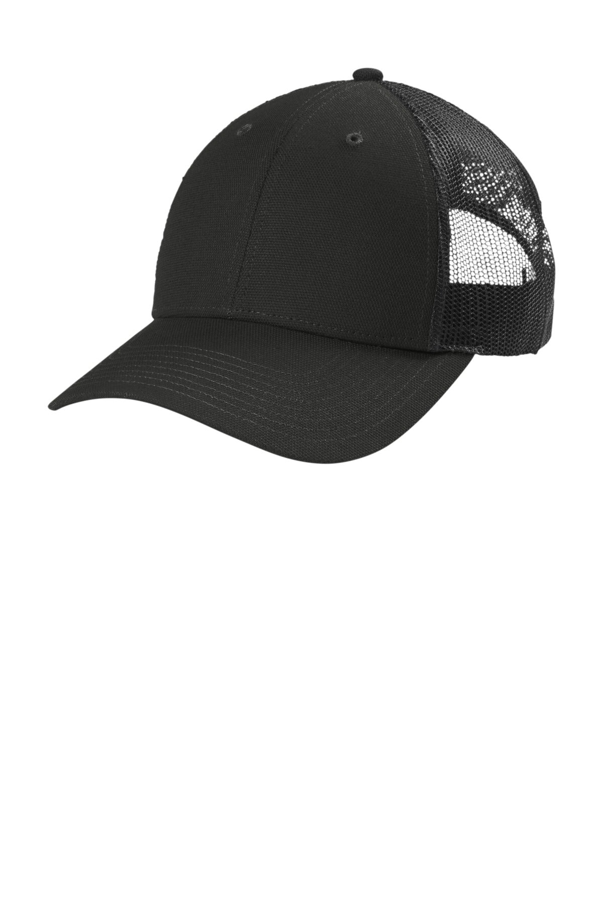Custom Embroidered CornerStone Caps in Black