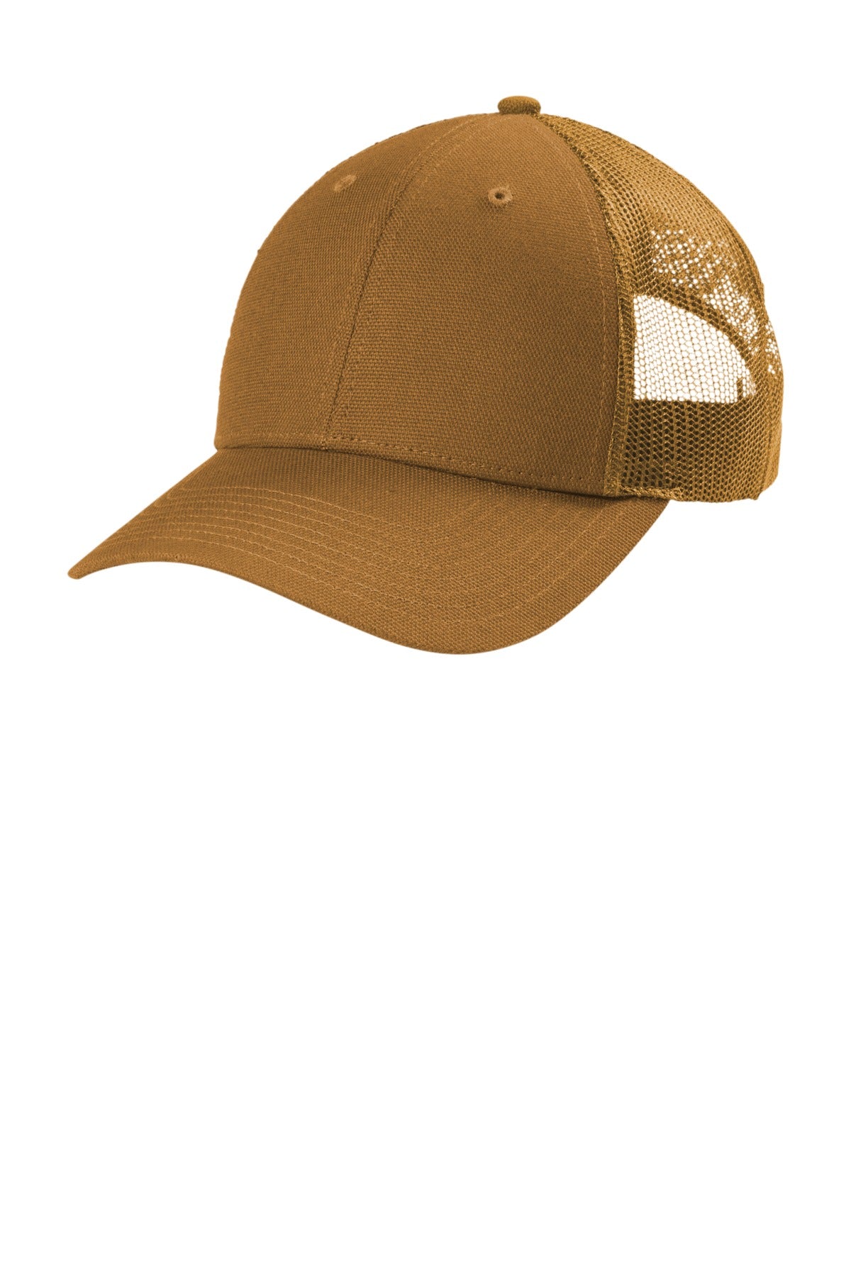 Custom Embroidered CornerStone Caps in Duck Brown