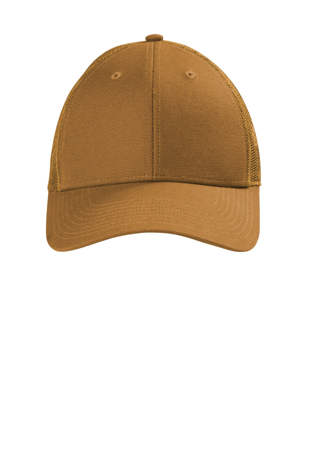 Custom Embroidered CornerStone Caps in Duck Brown