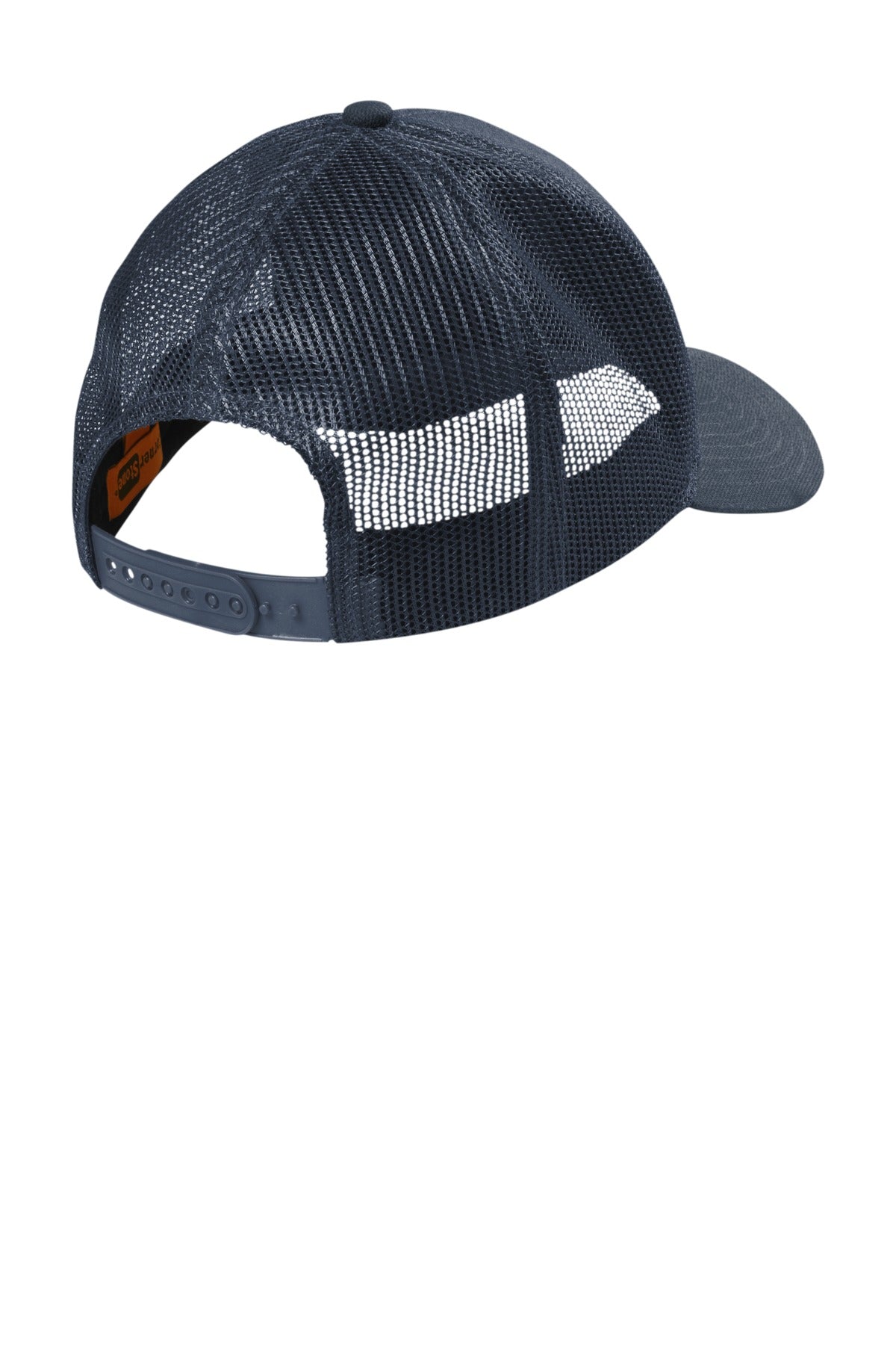Custom Embroidered CornerStone Caps in Navy Blue