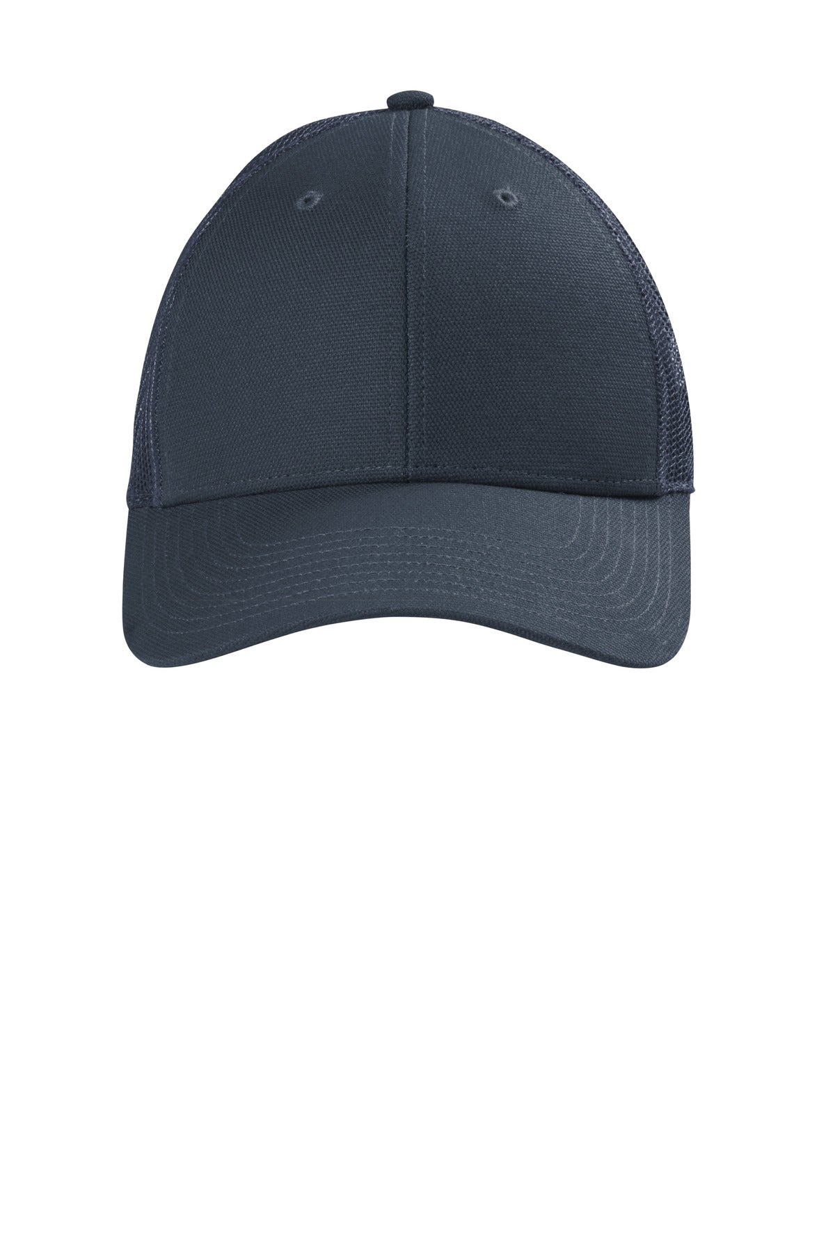 Custom Embroidered CornerStone Caps in Navy Blue