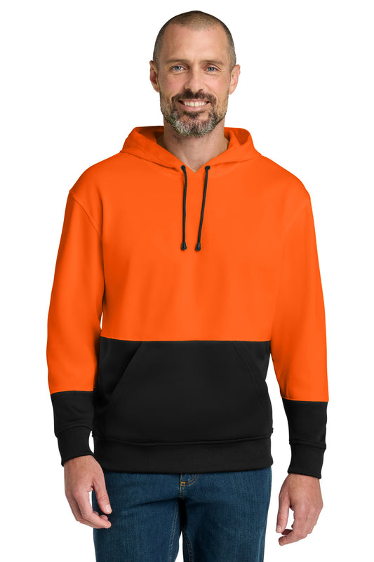 Custom Embroidered CornerStone Clothing in Safety Orange