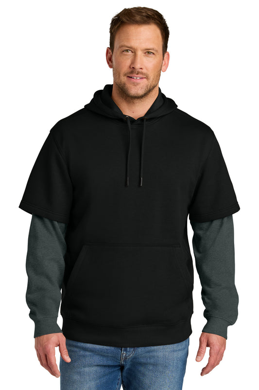 Custom Embroidered CornerStone Sweatshirts/Fleece in Black/ Charcoal Heather