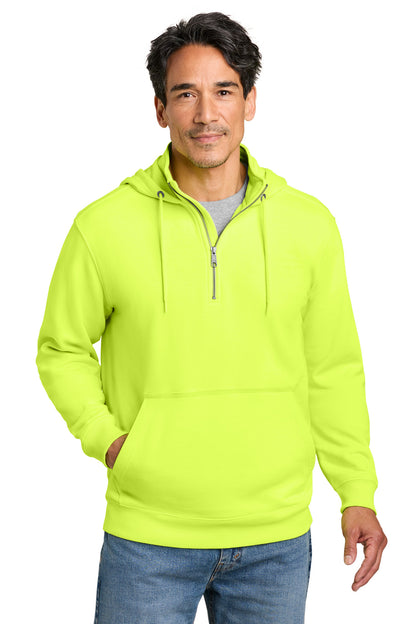 Custom Embroidered CornerStone Sweatshirts in Bright Yellow