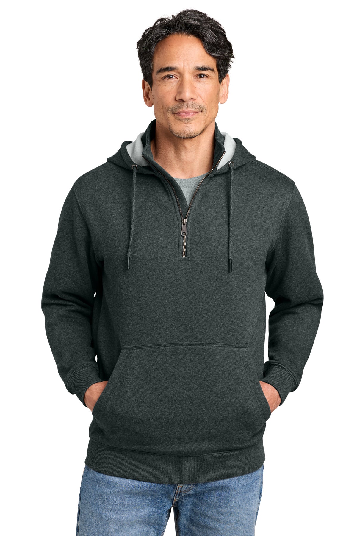 CornerStone   Tough Fleece 1/4-Zip Hoodie CSF633