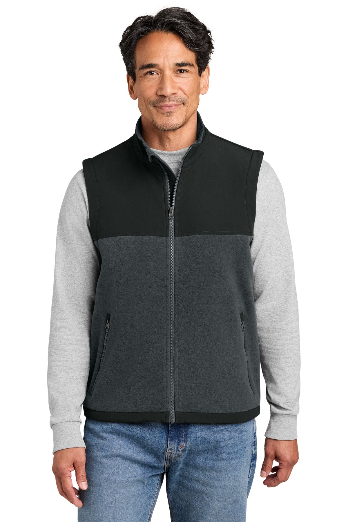 CornerStone   Fleece Overlay Vest CSF751