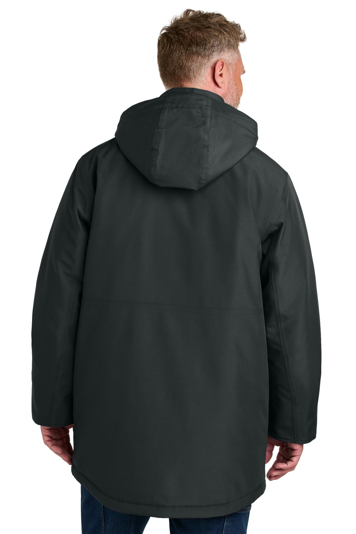 Custom Embroidered CornerStone Elements Insulated Parka CSJ10,Black